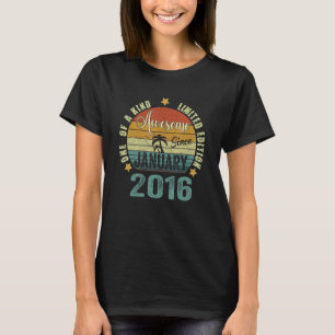 Camiseta Vintage de 7 anos é incrível desde janeiro de 703