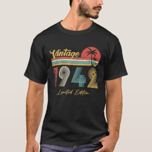 Camiseta Vintage de 84 anos 1942 Limited Edition 84