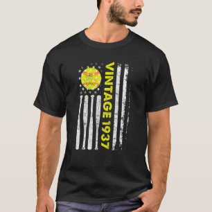 Camiseta Vintage de 85 anos, 1937, American Flag 85th Birth