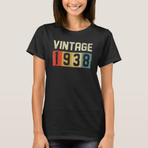 Camiseta Vintage De 85 Anos Feita Em 1938, 85 Anos, Nascido