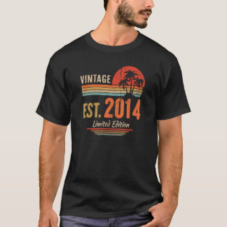Camiseta Vintage de 8 anos 2014 8º aniversário 1