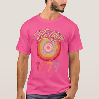 Camiseta vintage de aniversário de 1979