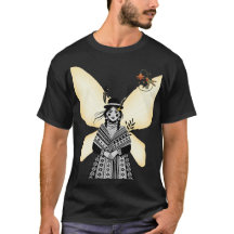 Camiseta Vintage de Arte Encantada de Fadas e Povo