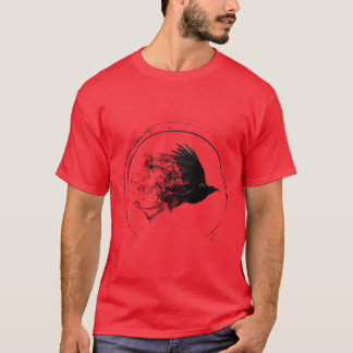 Camiseta Vintage de aves negras
