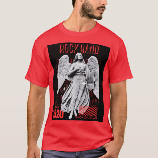 Camiseta Vintage de Banda de Rock Angel - Aestheti