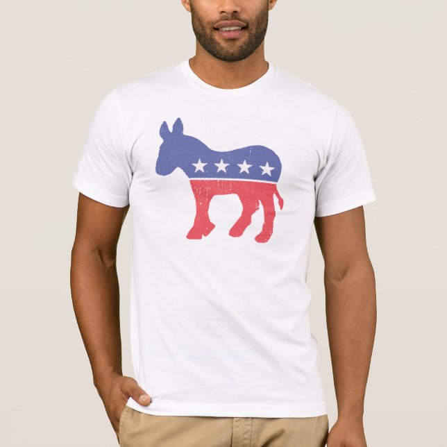 Camiseta Vintage de Democrata (Frente)
