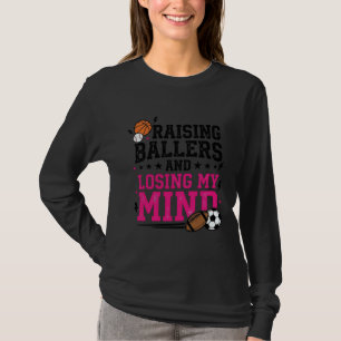 Camiseta Vintage de Desenho de Mãe de Esportistas 