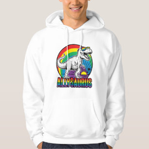 Camiseta Vintage de Dinossauro Arco-íris Allysauru