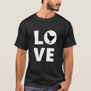 Camiseta Vintage de Frango Eu Amo Frango Dono de F