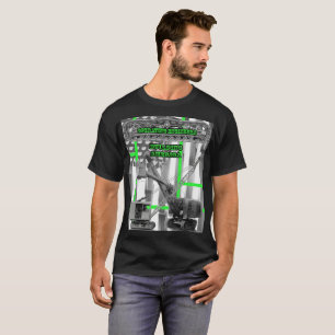 CAMISETA VINTAGE DE FUNCIONAMENTO DA PÁ DO OPERADOR DE