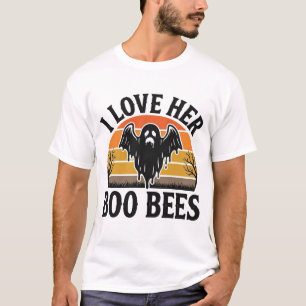 Camiseta Vintage de Halloween com Piada de Abelha 