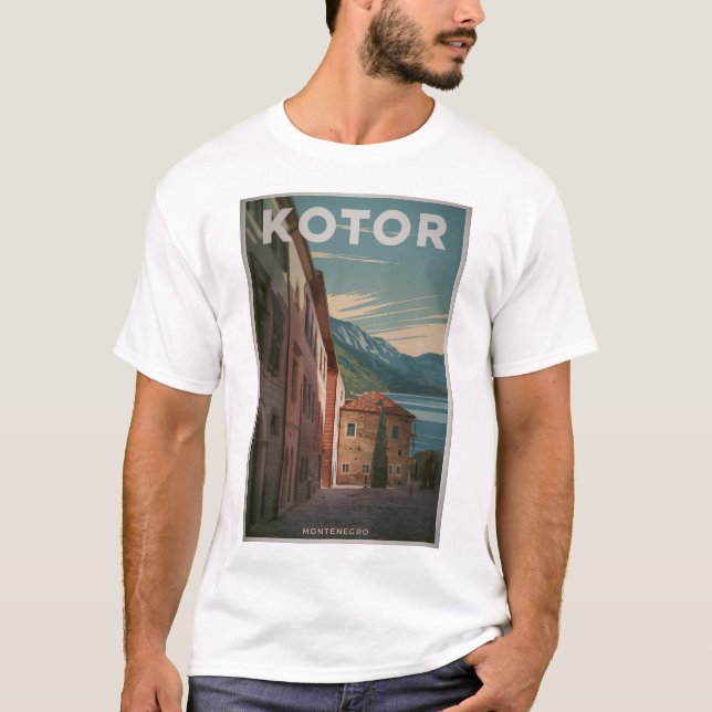 Camiseta Vintage de Kotor Montenegro (Frente)
