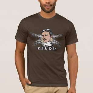 Camiseta Vintage de Nikola Tesla