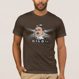 Camiseta Vintage de Nikola Tesla