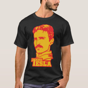 Camiseta Vintage de Nikola Tesla