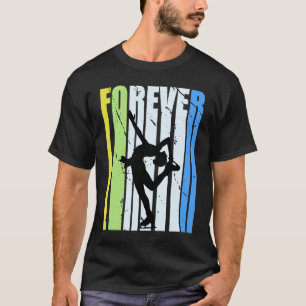 Camiseta Vintage de Pele de Gelo Retro Forever Afetou Seaso