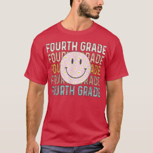 Camiseta Vintage De Quarto Grau Retro De 4º Grau Volta À Es