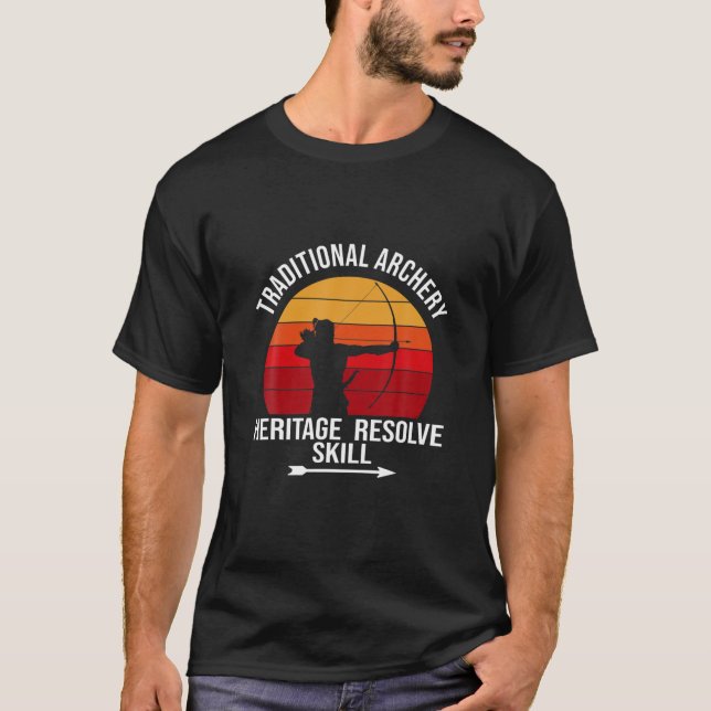 Camiseta Vintage de Resolver Habilidades do Patrimônio Trad (Frente)
