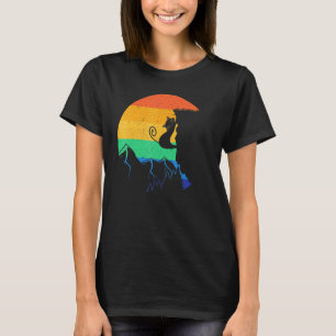 Camiseta Vintage de Retro-Retro do Clima de Escalada de Roc
