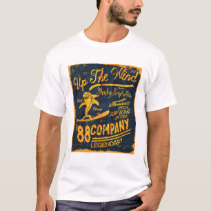 Camiseta Vintage de Surf Up the Wind