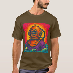 Camiseta Vintage Deep Sea Diver