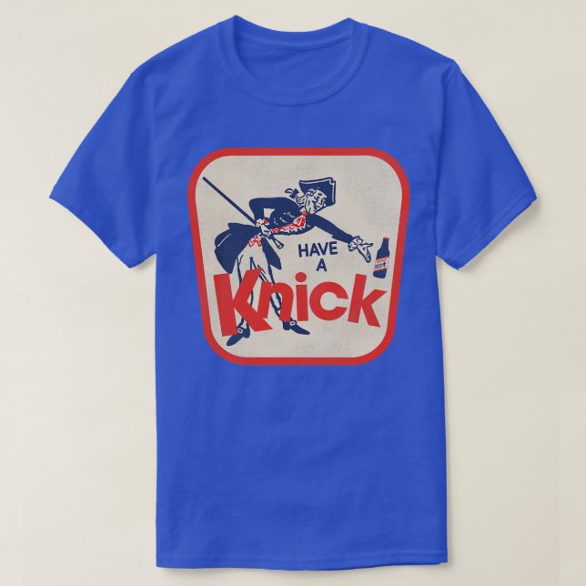 Camiseta Vintage Defunct KNICKERBOCKER Beer (Frente do Design)