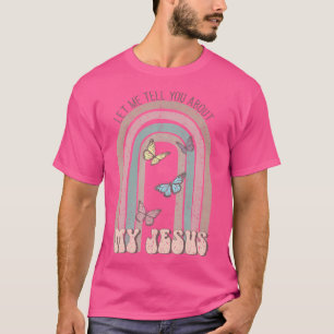 Camiseta Vintage Deixe-Me Falar Sobre Meu Jesus Cristão