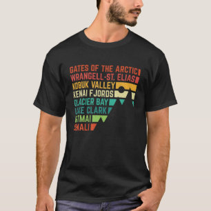 Camiseta Vintage Denali — Lista Nacional de Parques do Al