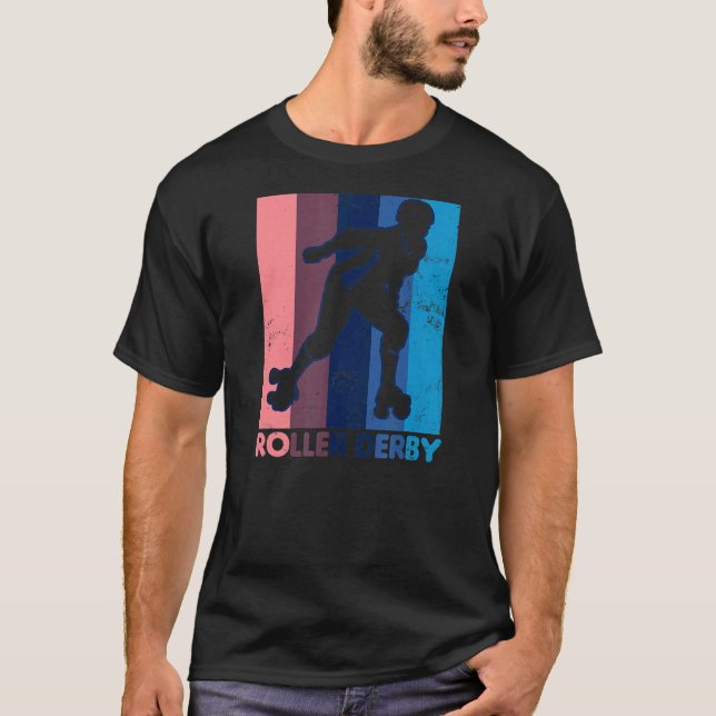 Camiseta Vintage - Derby do cilindro retrô (Frente)