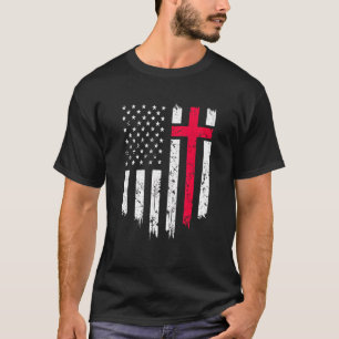 Camiseta Vintage desapontou bandeira dos Estados Unidos cru
