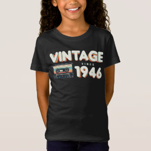 Camiseta Vintage desde 1946 Nostalgic & Vintage Music Birth