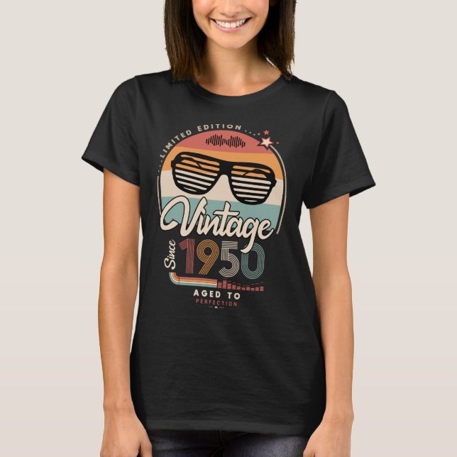Camiseta Vintage desde 1950 T-Shirt (Frente)