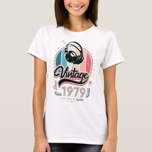Camiseta Vintage desde fones de ouvido de 1979