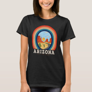 Camiseta Vintage Desert Vibes Sente Cactus Sunset Mountain