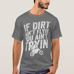 Camiseta Vintage Design de diafragma em relevo Motocross 10