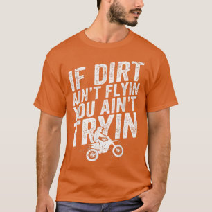 Camiseta Vintage Design de diafragma em relevo Motocross 13