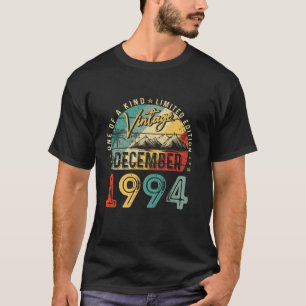 Camiseta Vintage Dezembro De 1994, 30 Anos Idade Da Oferta