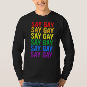 Camiseta Vintage Diga Gay Dizemos Que O Orgulho Lgbt Da Fló