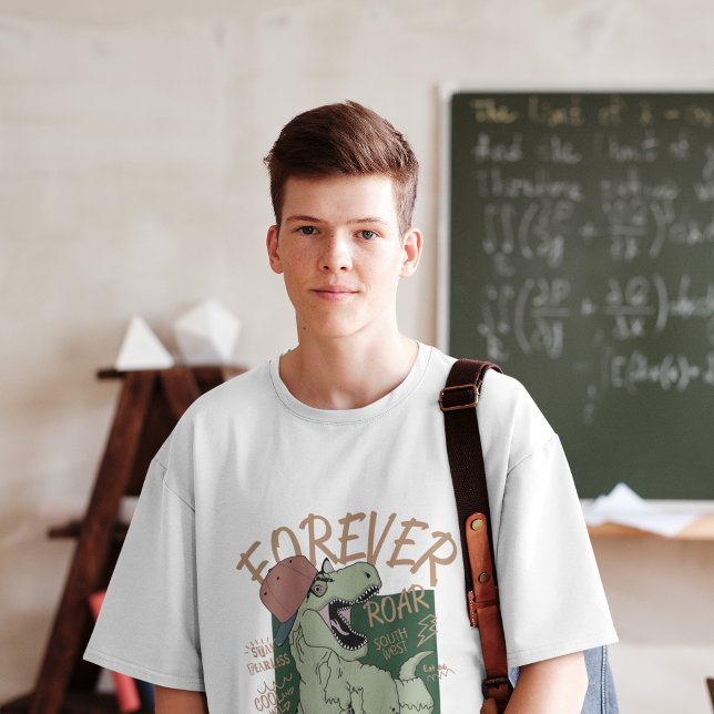 Camiseta Vintage Dino Friend Bossica (80s Vintage Dino Friend Bossica T-shirt)