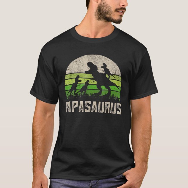 Camiseta Vintage Dinossaur Papasaurus (Frente)
