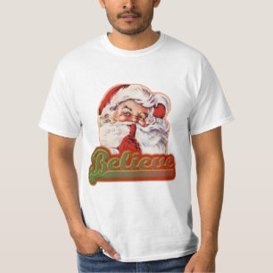 Camiseta Vintage Divertida, Papais noeis Imísicos acreditam