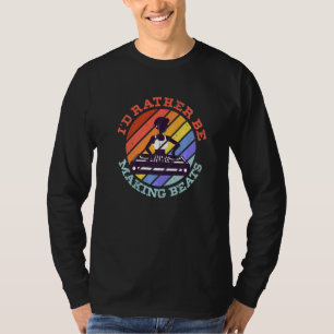 Camiseta Vintage Dj Deejay - Fones de ouvido Retro Musical
