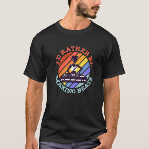 Camiseta Vintage Dj Deejay - Fones de ouvido Retro Musical