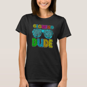 Camiseta Vintage do Dude Party 80s retrorativo colorido