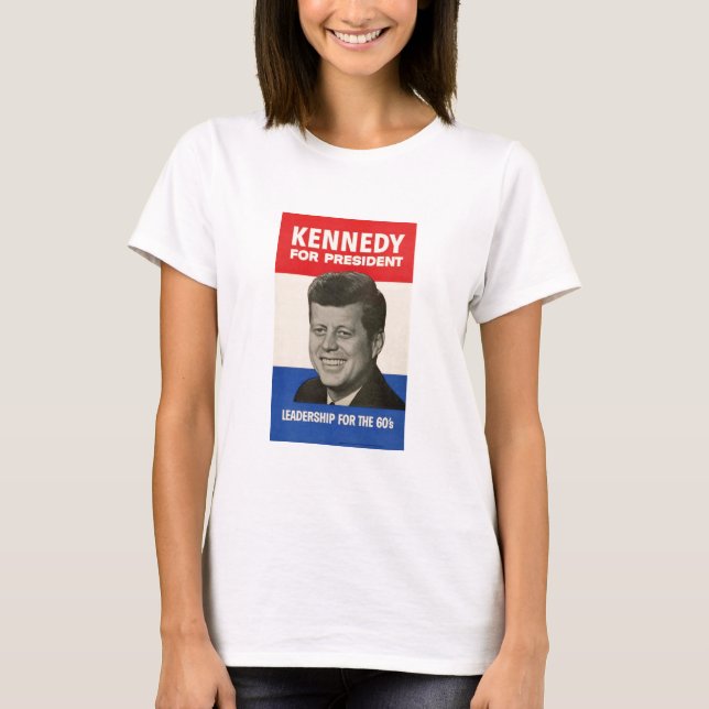 Camiseta vintage do jfk (Frente)