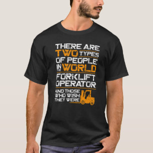 Camiseta Vintage do Operador de Caminhão de Elevação Certif