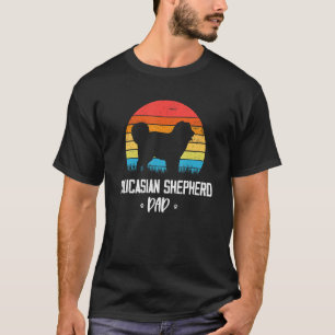 Camiseta Vintage do Pai Shepherd Caucasiano