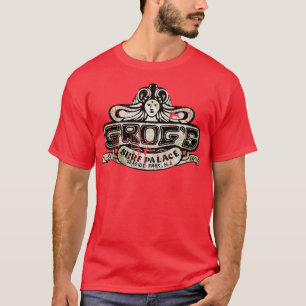 Camiseta Vintage do Palácio do Surf dos sapos 70s