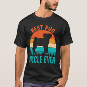 Camiseta Vintage DO TIO DE Pug EVENTUAL