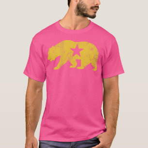 Camiseta Vintage do Urso do Estado do Ouro da Califórnia - 